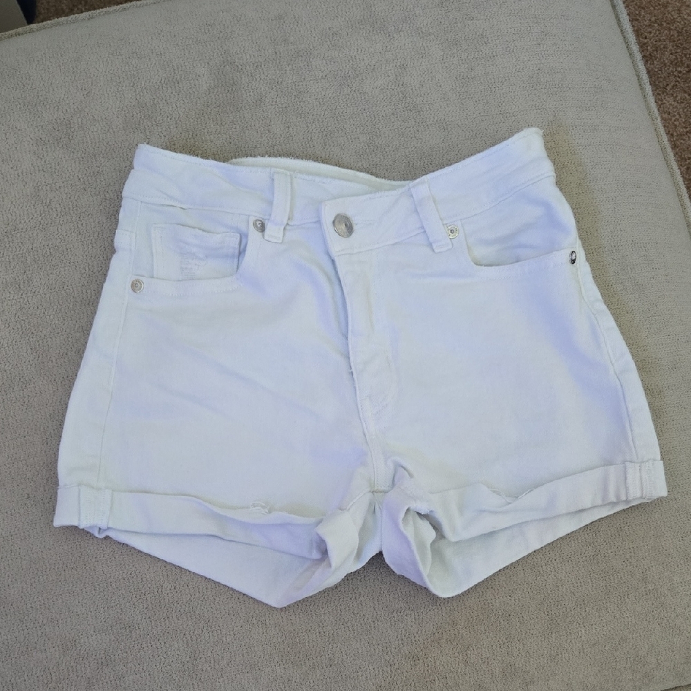 White Denim Women's Shorts